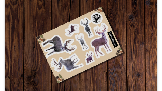 S&N Ranch Deer Sticker Sheet